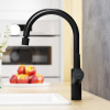 Смеситель для кухни Damixa Eclipse 310722300 с двухрежимным регулируемым аэратором, черный