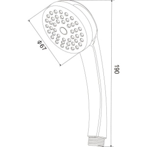 Душевая лейка Olive'S D121