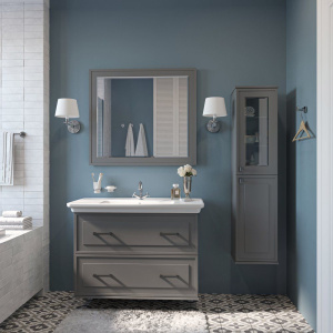 Купить Зеркало Sanflor Модена 105, серое в Москве с доставкой Зеркало Sanflor Модена 105, серое