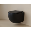 Унитаз подвесной Ceramicanova UP Rimless CN4007MB черный матовый