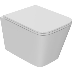 Комплект Унитаз подвесной Bauedge Bau Stil Hurricane3 безободковый, с микролифтом, белый + Инсталляция Grohe Solido 38811KF0 3 в 1 с кнопкой смыва + Шумоизоляция