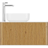 Тумба с раковиной STWORKI Ноттвиль 80 дуб верона, с отверстием под смеситель