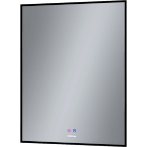 Купить Зеркало Grossman Pragma-норма Black 60 с подсветкой, с антизапотевателем в Москве с доставкой Зеркало Grossman Pragma-норма Black 60 с подсветкой, с антизапотевателем