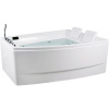 Акриловая ванна Orans BT-65100 XR 170x120 см, угловая, с гидромассажем, с каркасом, с экраном, со сливом-переливом, со смесителем, с подголовником, дл