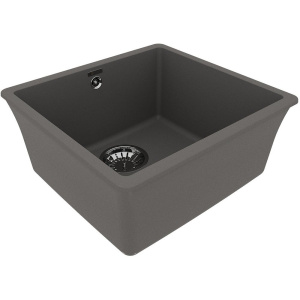 Купить Мойка кухонная Lemark Sinara 440-U 9910071 серый шелк в Москве с доставкой Мойка кухонная Lemark Sinara 440-U 9910071 серый шелк