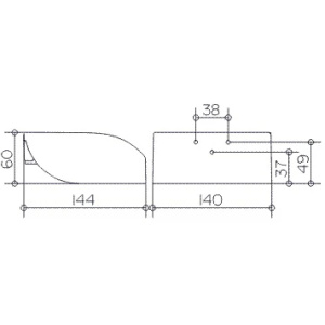 Держатель для туалетной бумаги Keuco Elegance 11660010000 хром