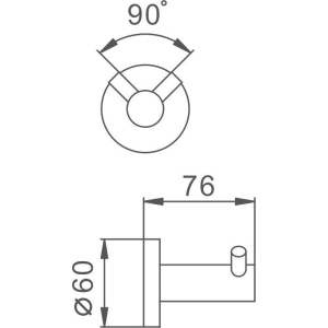 Купить Крючок Haiba HB83 05-2 в Москве с доставкой Крючок Haiba HB83 05-2