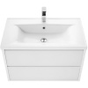 Тумба с раковиной Aquaton Римини 100 1A2328K3RN010 белый глянец