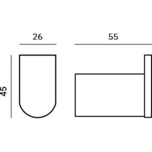 Крючок Nofer Capri 16221.N черный