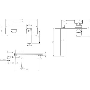 Купить Смеситель для раковины Lemark Ursus LM7226BL С ВНУТРЕННЕЙ ЧАСТЬЮ в Москве с доставкой Смеситель для раковины Lemark Ursus LM7226BL С ВНУТРЕННЕЙ ЧАСТЬЮ