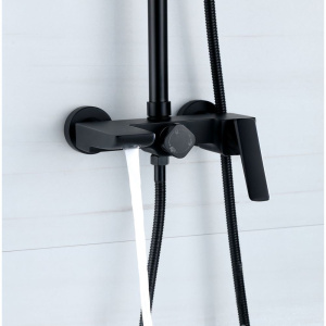 Душевая стойка BOND Cube B02-9488 черная