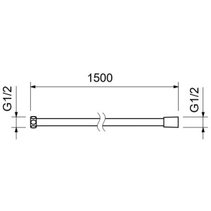 Купить Душевой шланг Aquatek 150 AQ2105BG шлифованное золото в Москве с доставкой Душевой шланг Aquatek 150 AQ2105BG шлифованное золото