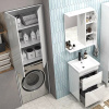 Шкаф SanStar напольный, над стиральной машиной, белый