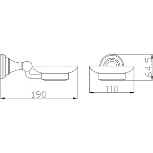Мыльница Rav Slezak Morava MKA0300Z золото