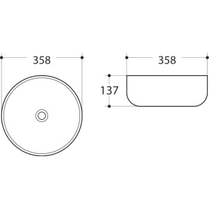 Раковина Art&Max AM-102 белая