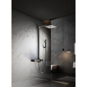 Купить Душевая стойка Vincea Inspire VSFS-3I13TMB с термостатом, черный в Москве с доставкой Душевая стойка Vincea Inspire VSFS-3I13TMB с термостатом, черный