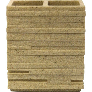 Стакан Ridder Brick 22150211 для зубных щеток, бежевый