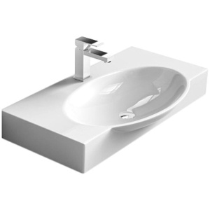 Раковина подвесная Sanita Luxe Infinity 70 WB.FN/Infinity/65-C.BR/WHT.G/S белая