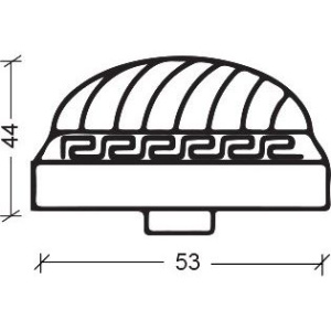 Шкаф-пенал Armadi Art NeoArt шоколад с ручкой Satine хром