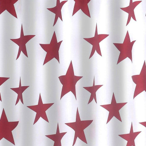 Штора для ванной Ridder Star 403306 красная