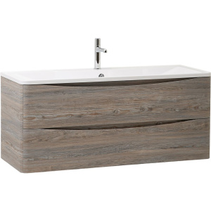 Купить Тумба с раковиной BelBagno Acqua 120 подвесная, pino scania, белая глянцевая раковина в Москве с доставкой Тумба с раковиной BelBagno Acqua 120 подвесная, pino scania, белая глянцевая раковина