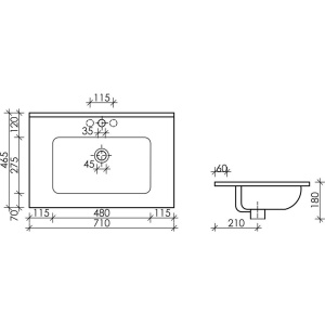 Раковина Ceramicanova Element CN7007