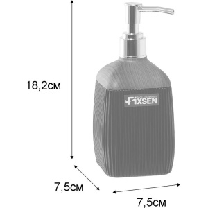 Дозатор Fixsen Black Wood FX-401-1 черный