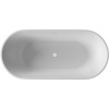 Акриловая ванна Sancos Mimi FB01 170x80 см, отдельностоящая, овальная, с каркасом, со сливом-переливом