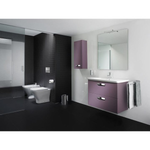 Купить Тумба с раковиной Roca Gap 70 фиолетовая в Москве с доставкой Тумба с раковиной Roca Gap 70 фиолетовая