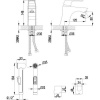 Смеситель для раковины Lemark Unit LM4516C с гигиеническим душем