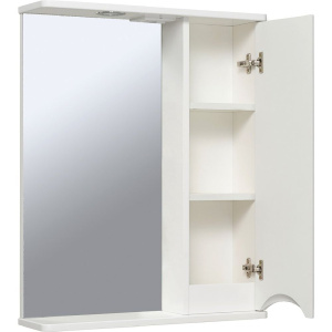 Зеркало Runo Афина 60 белое