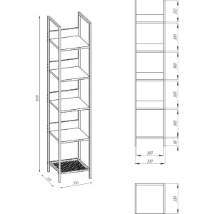 Купить Полка STWORKI Нюборг в Москве с доставкой Полка STWORKI Нюборг