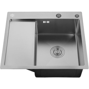 Мойка кухонная РМС MRK-5851BL-R c дозатором, графит