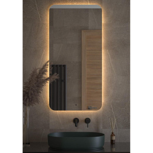 Зеркало Defesto Opti DF 2818R 60х120 с LED-подсветкой, 3000К, инфракрасный выключатель