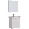 Мебель для ванной Lemark Combi 70, белая глянцевая