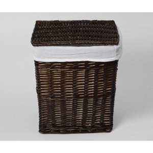 Купить Корзина для белья Wasserkraft Isar WB-130-L темно-коричневая, большая в Москве с доставкой Корзина для белья Wasserkraft Isar WB-130-L темно-коричневая, большая