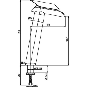 Смеситель для раковины Paini Morgana 73OP205VRLL