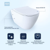 Комплект Унитаз подвесной BOCCHI Venezia 1295-001-0129 белый + Крышка A0336-001 с микролифтом, глянцевая белая + Инсталляция Grohe Rapid SL 38775001H 4 в 1 с кнопкой смыва и шумоизоляцией