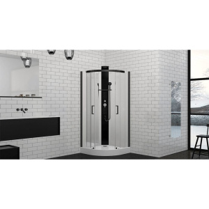 Купить Душевая кабина Black&White Galaxy G8701 с низким поддоном, без крыши в Москве с доставкой Душевая кабина Black&White Galaxy G8701 с низким поддоном, без крыши