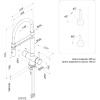 Комплект Мойка кухонная Mixline 548573 черный графит + Смеситель IDDIS Ace ACEBLFFi05 черный матовый, с гибким изливом