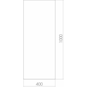 Зеркало Mixline Комфорт 40 прямоугольное