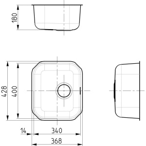 Купить Мойка кухонная Alveus Variant Monarch 40 золото в Москве с доставкой Мойка кухонная Alveus Variant Monarch 40 золото