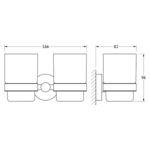 Стакан Artwelle Harmonie HAR 013 двойной