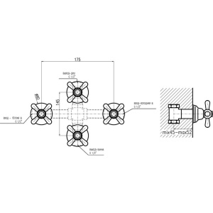 Купить Смеситель для ванны с душем Rav Slezak Morava retro MK186KZ С ВНУТРЕННЕЙ ЧАСТЬЮ в Москве с доставкой Смеситель для ванны с душем Rav Slezak Morava retro MK186KZ С ВНУТРЕННЕЙ ЧАСТЬЮ