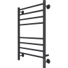 Полотенцесушитель электрический Terminus Аврора П8 500x800, черный муар