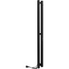 Полотенцесушитель электрический Indigo Style Pro LSPRE120-10BRRt черный муар