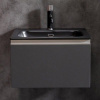 Тумба с раковиной Armadi Art Vallessi 60 антрацит матовый
