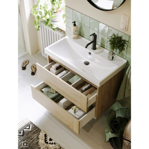 Тумба с раковиной Aqwella Astrid 100 дуб давос