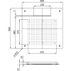 Верхний душ RGW Shower Panels SP-74