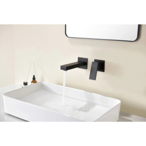 Смеситель для раковины Aquatek Либра AQ1613MB черный